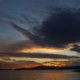 One dramatic sunset