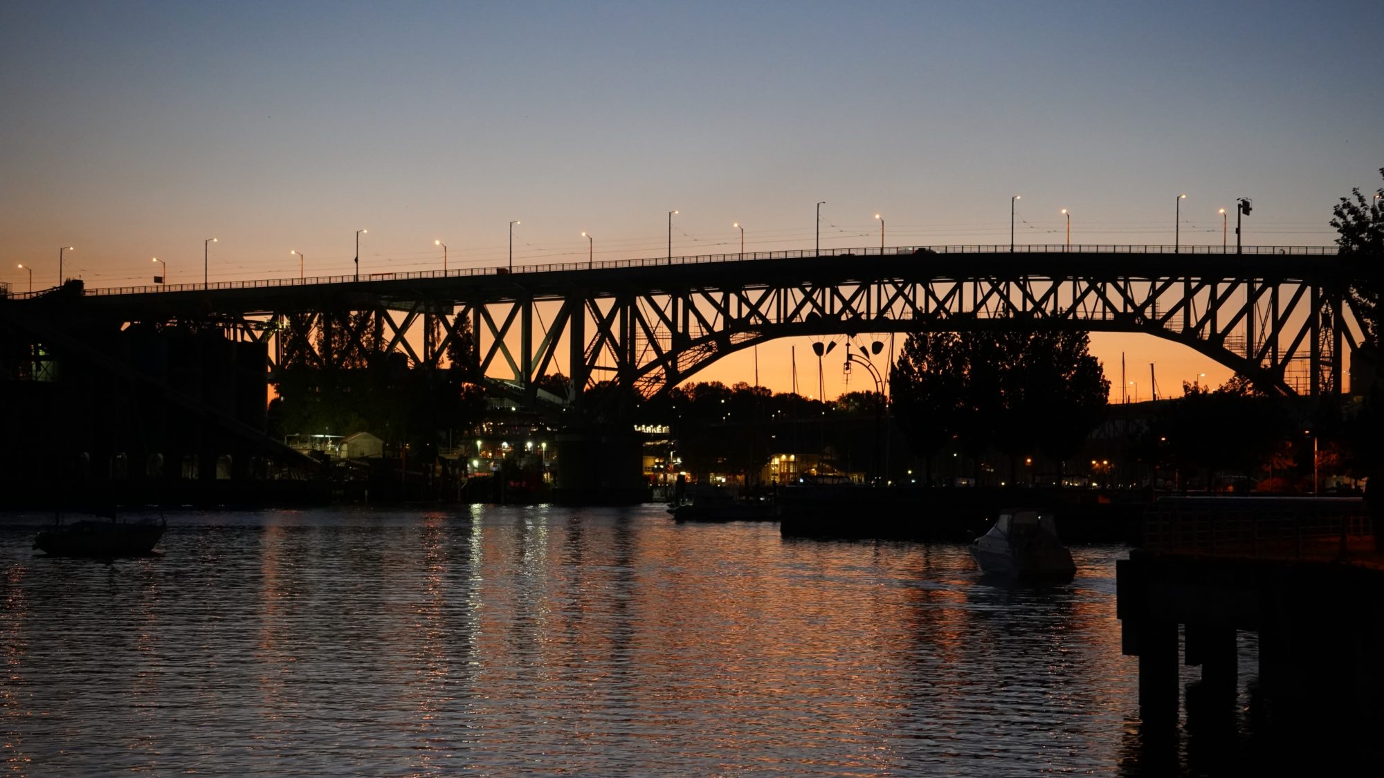 Granville Bridge sunset