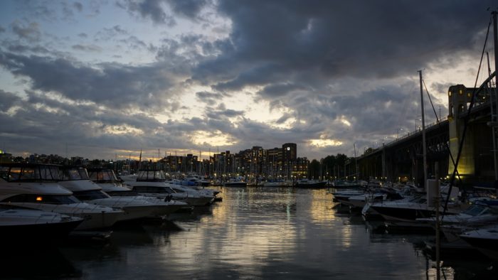 False creek sunset