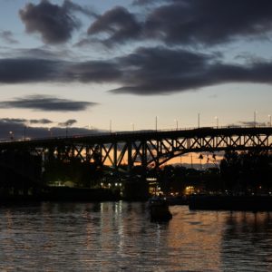 Granville Bridge sunset