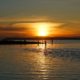 Sun setting at Crescent Beach