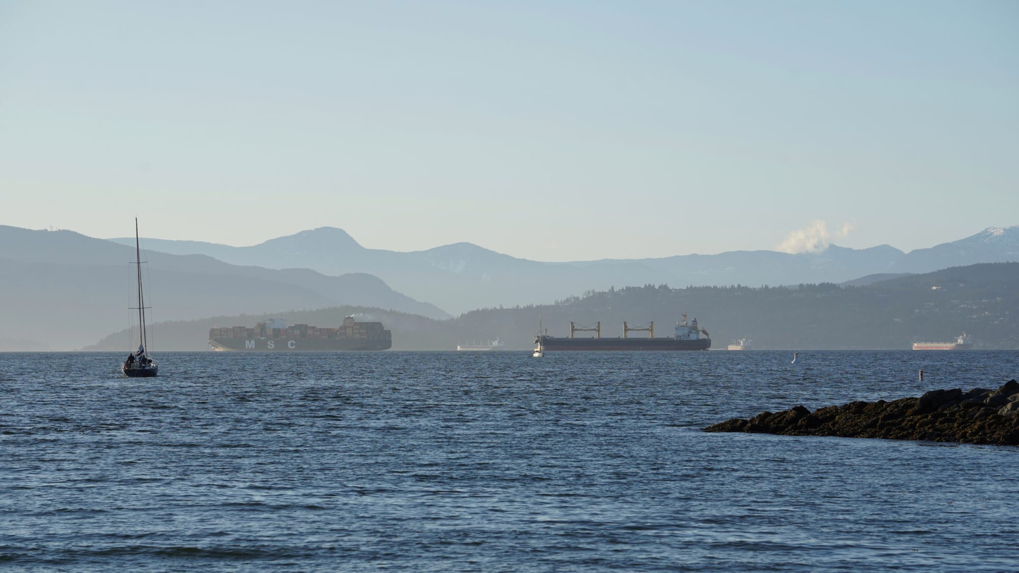 English Bay, late afternoon