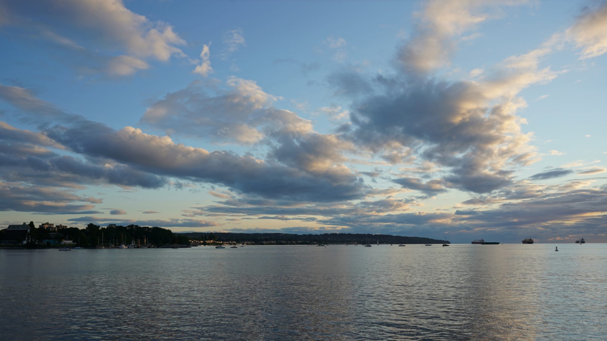 Clouds over English Bay