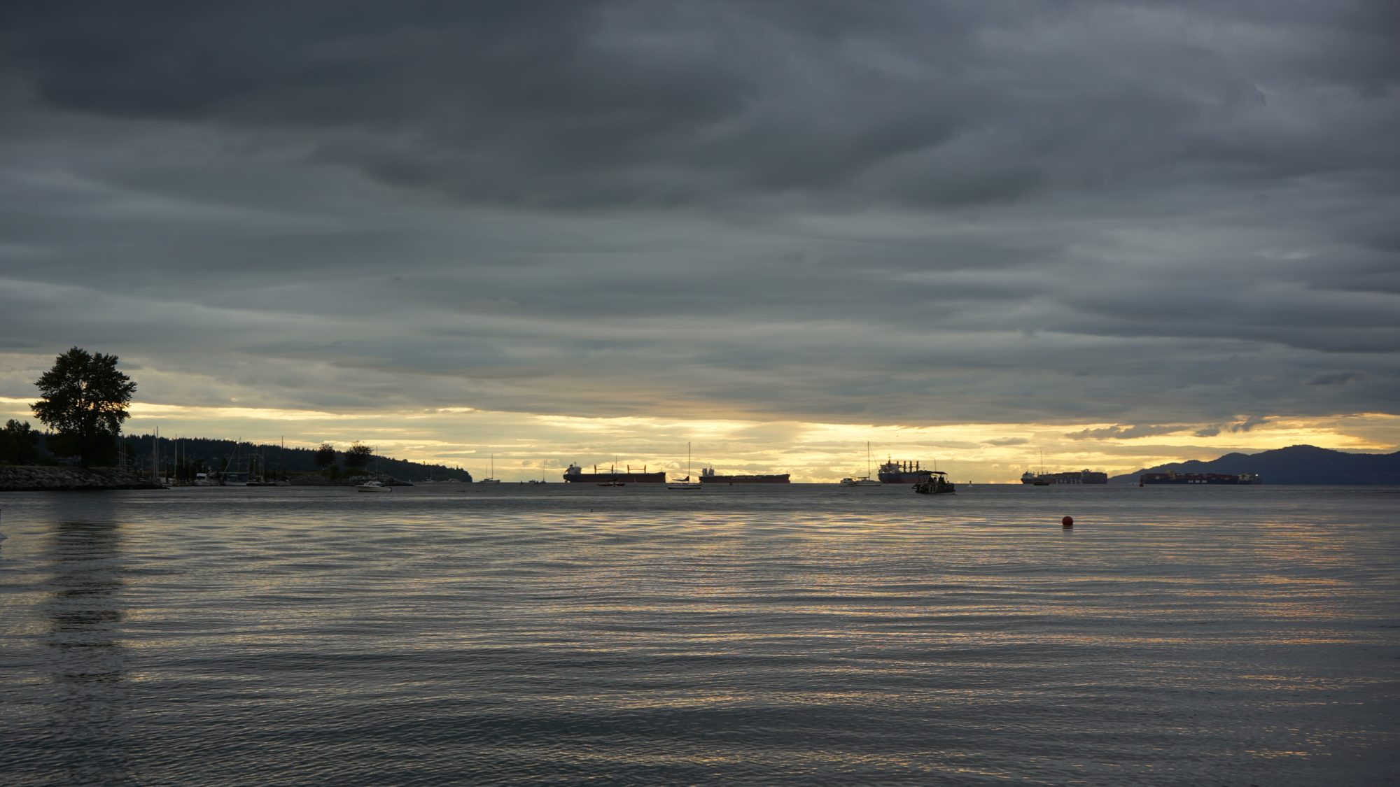 Sunset over English Bay