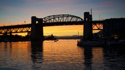 Burrard Bridge sunset