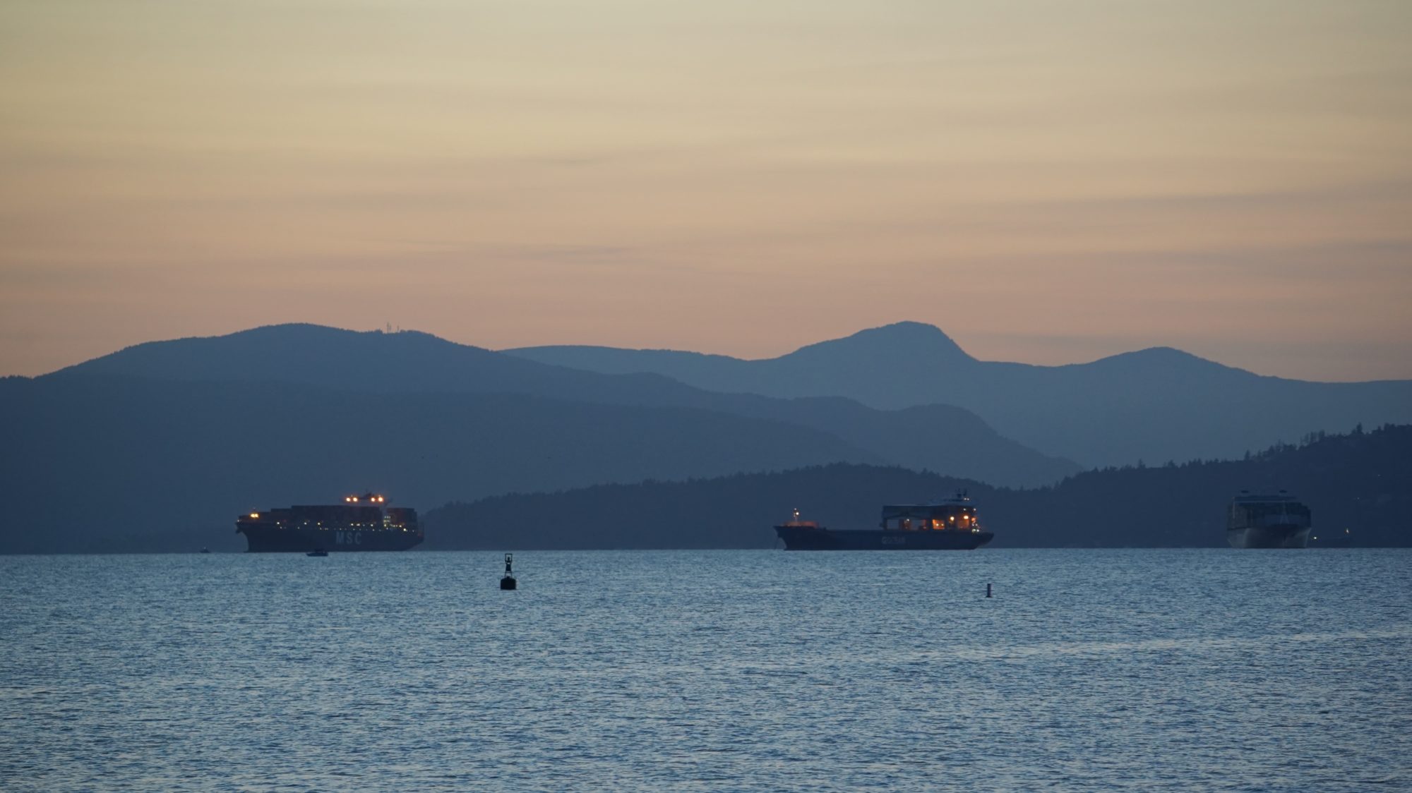 Sunset on English Bay