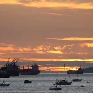Sunset on English Bay
