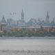 Parliament Hill in the haze