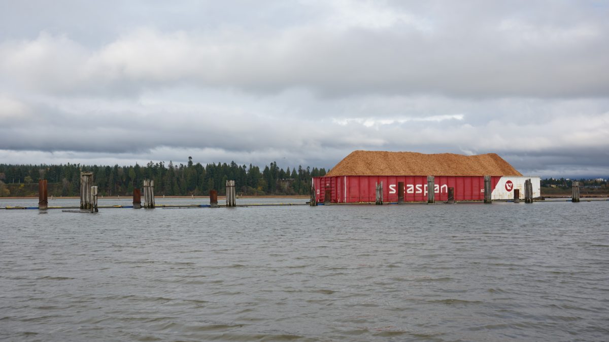 Barge on Fraser River
