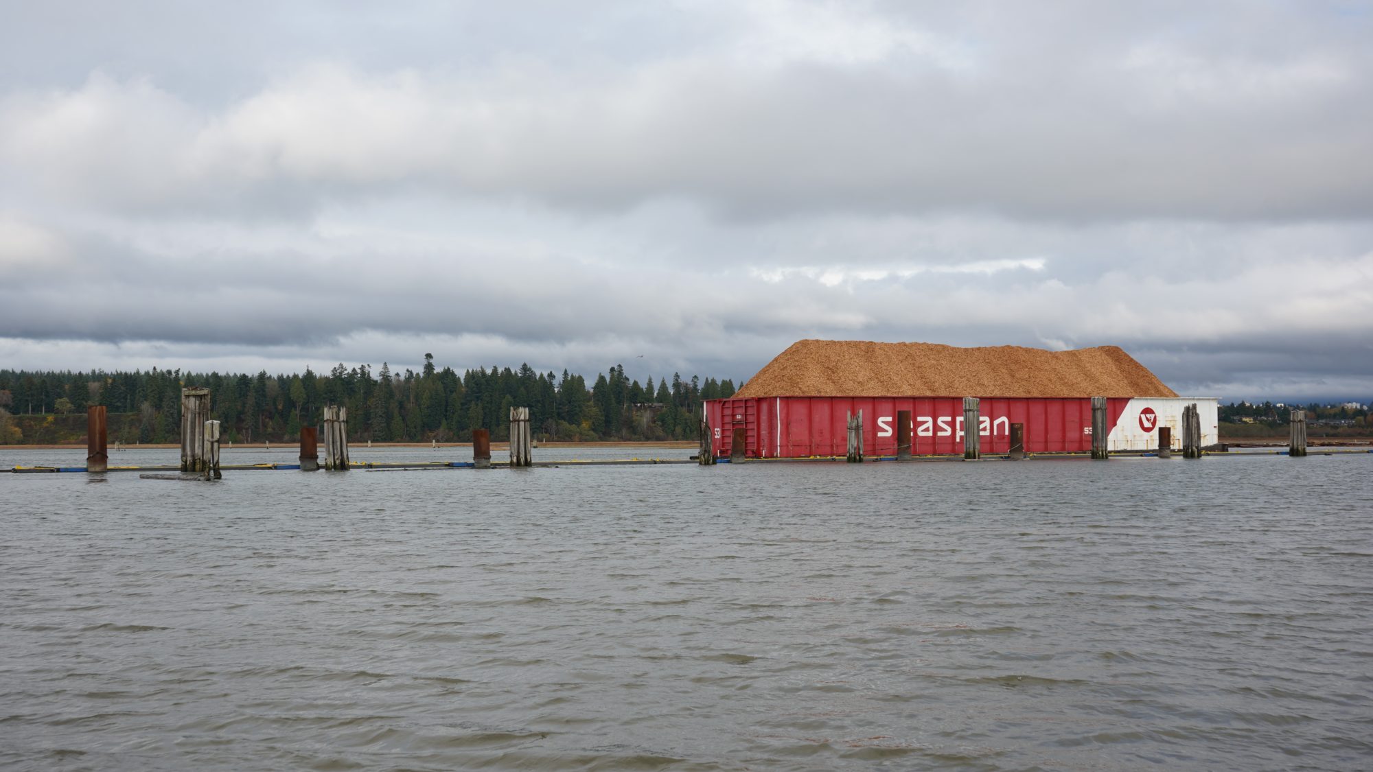 Barge on Fraser River
