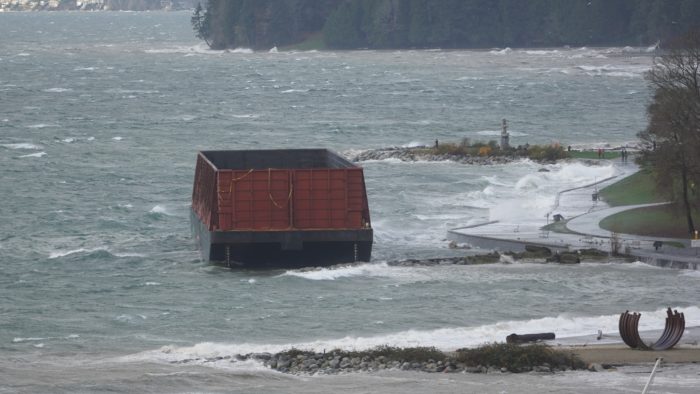 Barge from Burrard Bridge