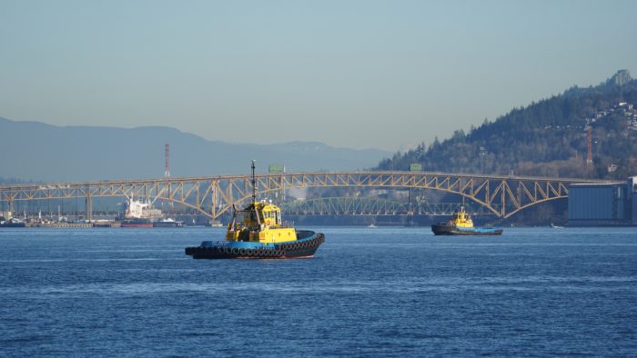 Tugs and bridges