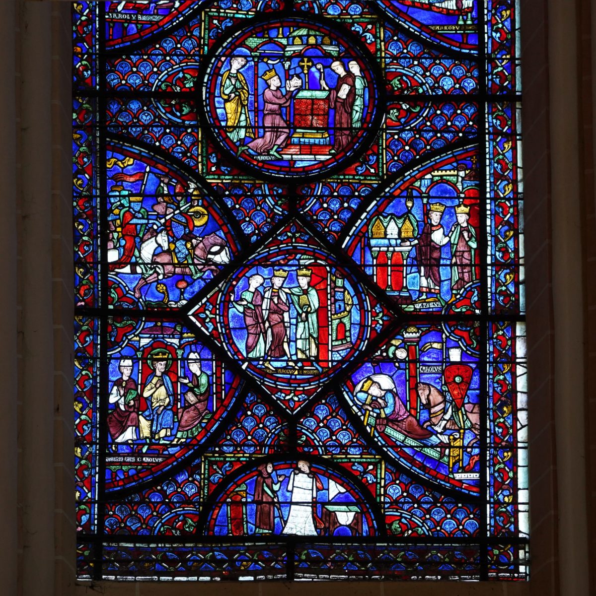 Chartres stained glass