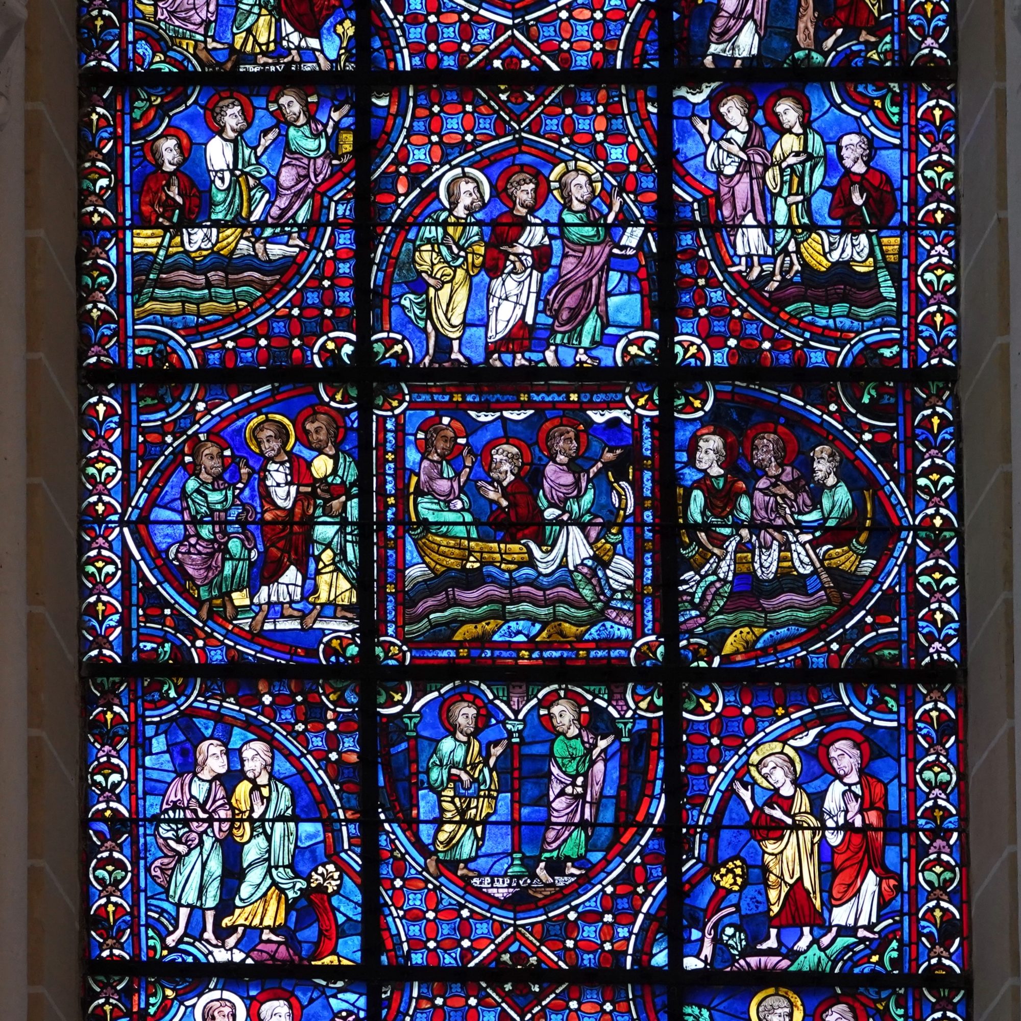 Chartres stained glass