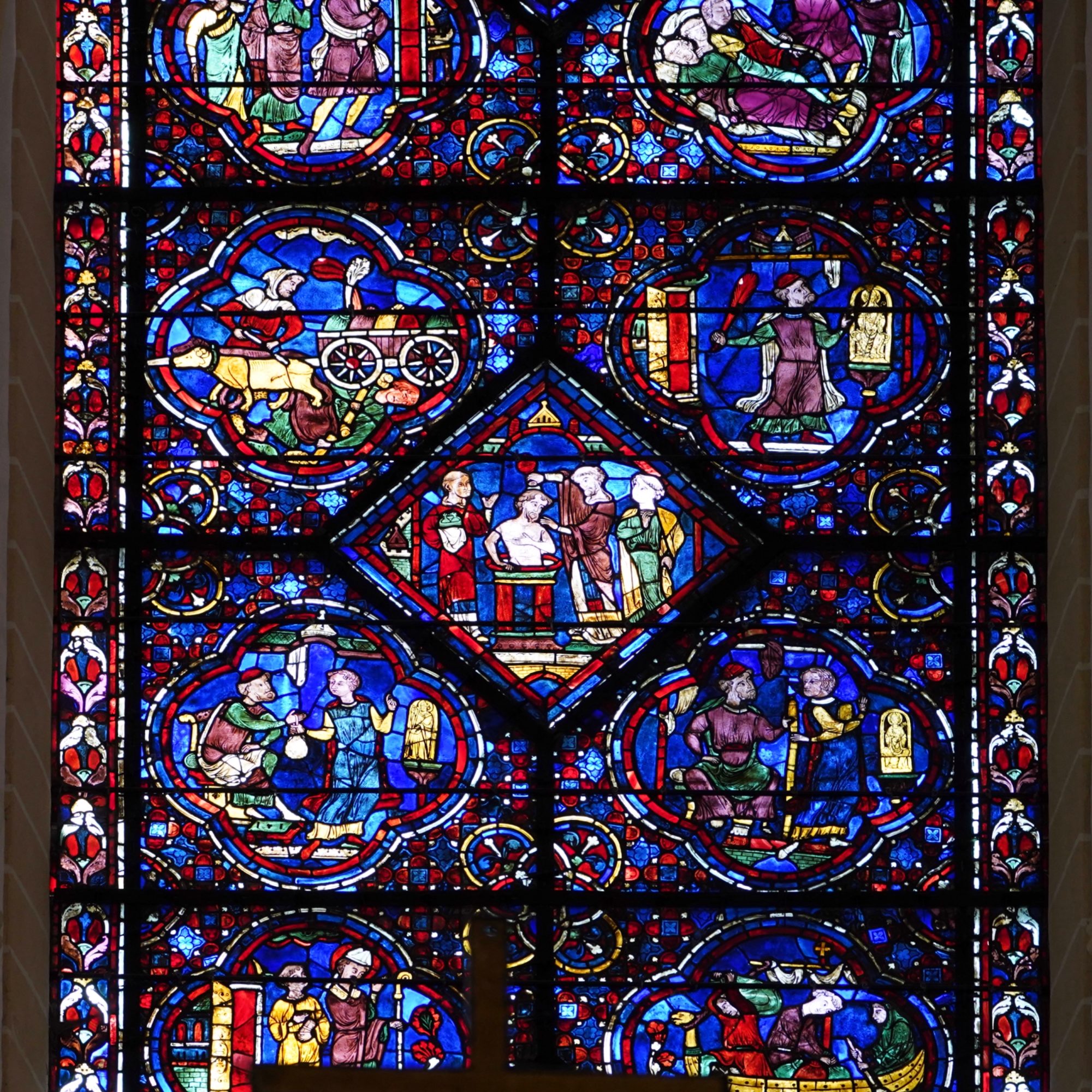 Chartres stained glass