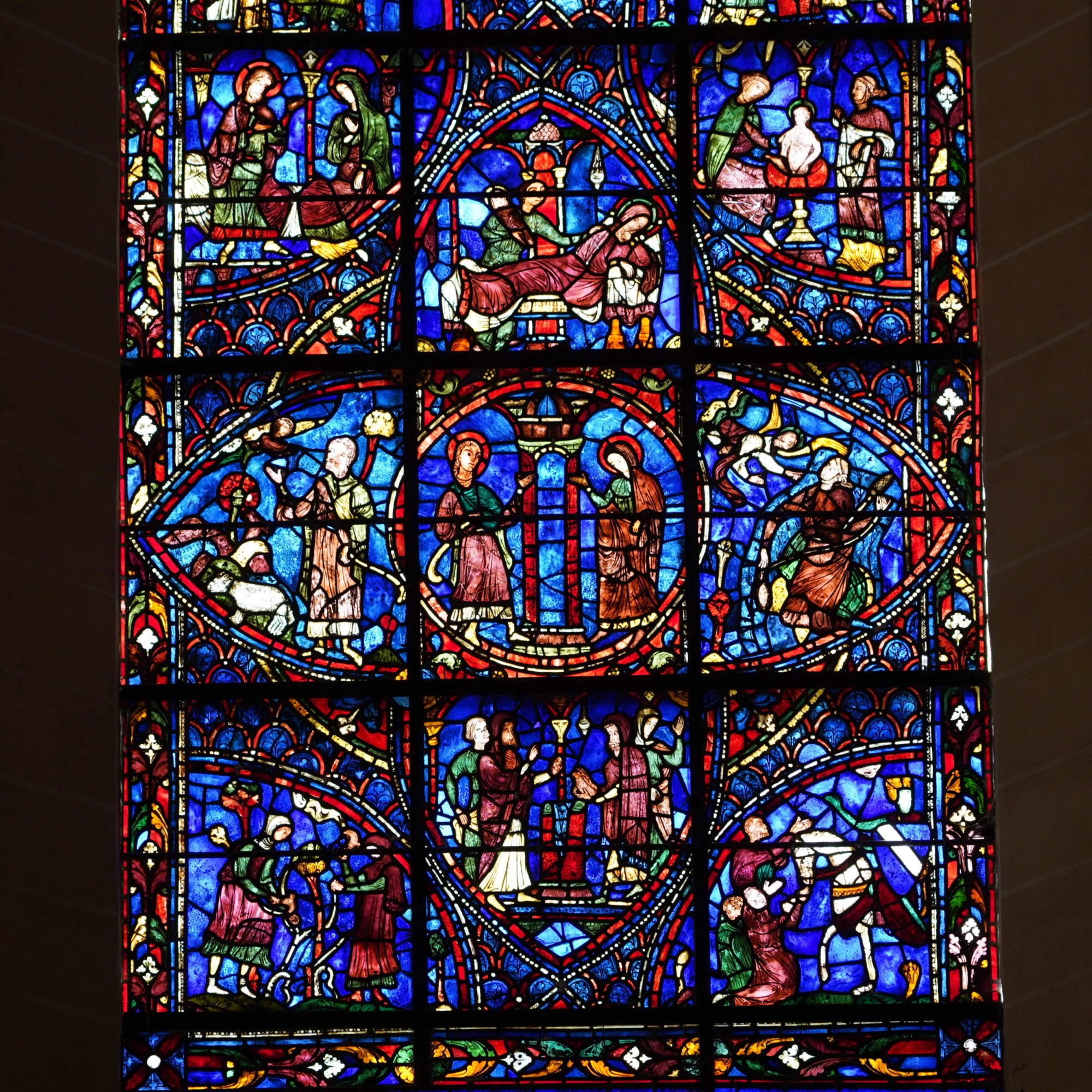 Chartres stained glass