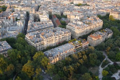 Paris city blocks