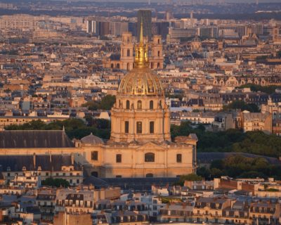 Invalides Dome, golden hour
