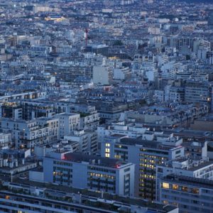 Paris, blue hour