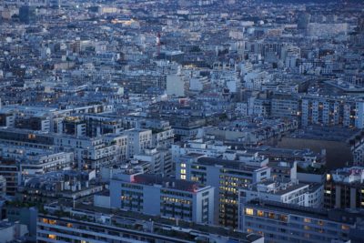 Paris, blue hour