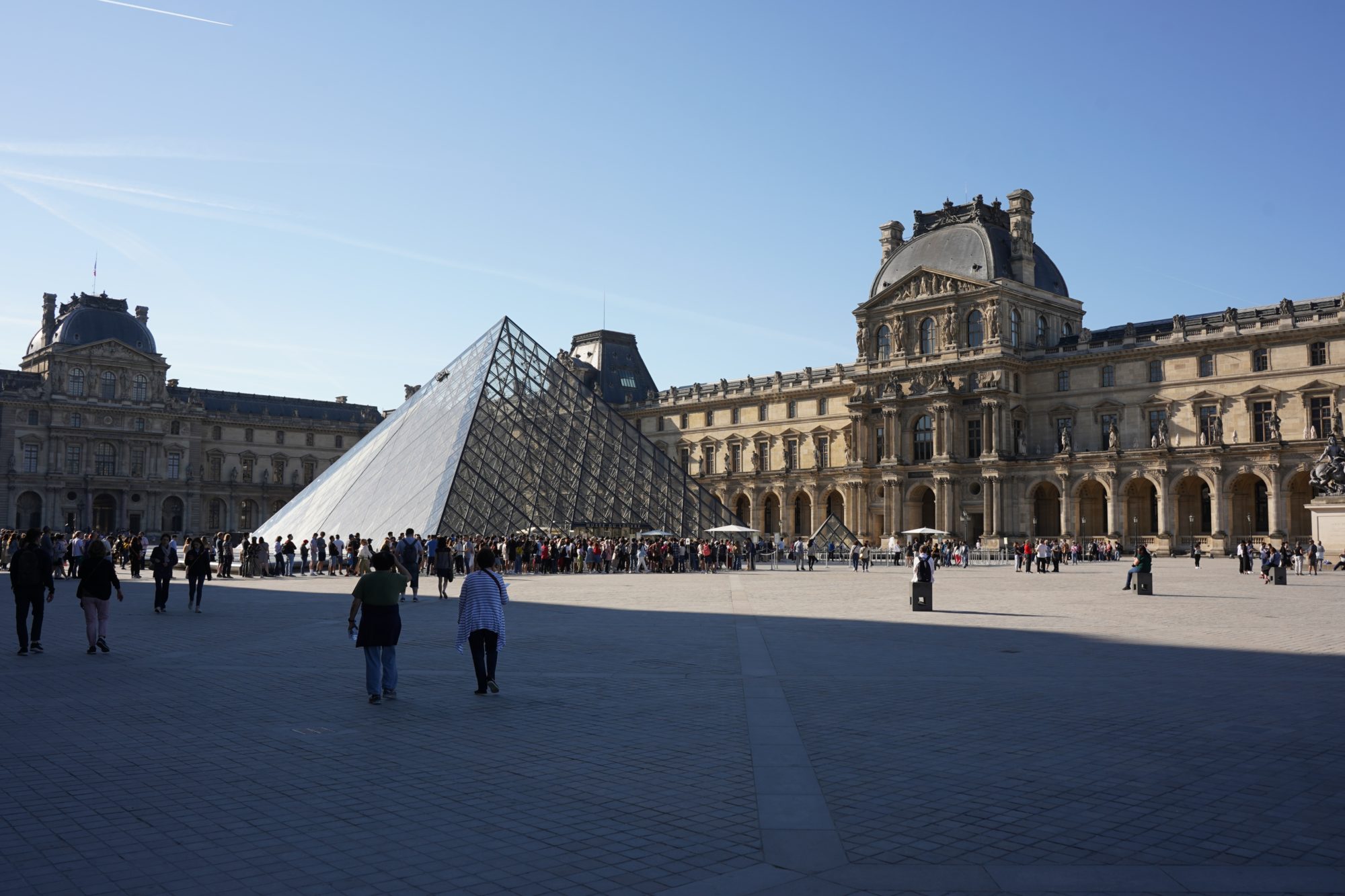 Louvre courtyard