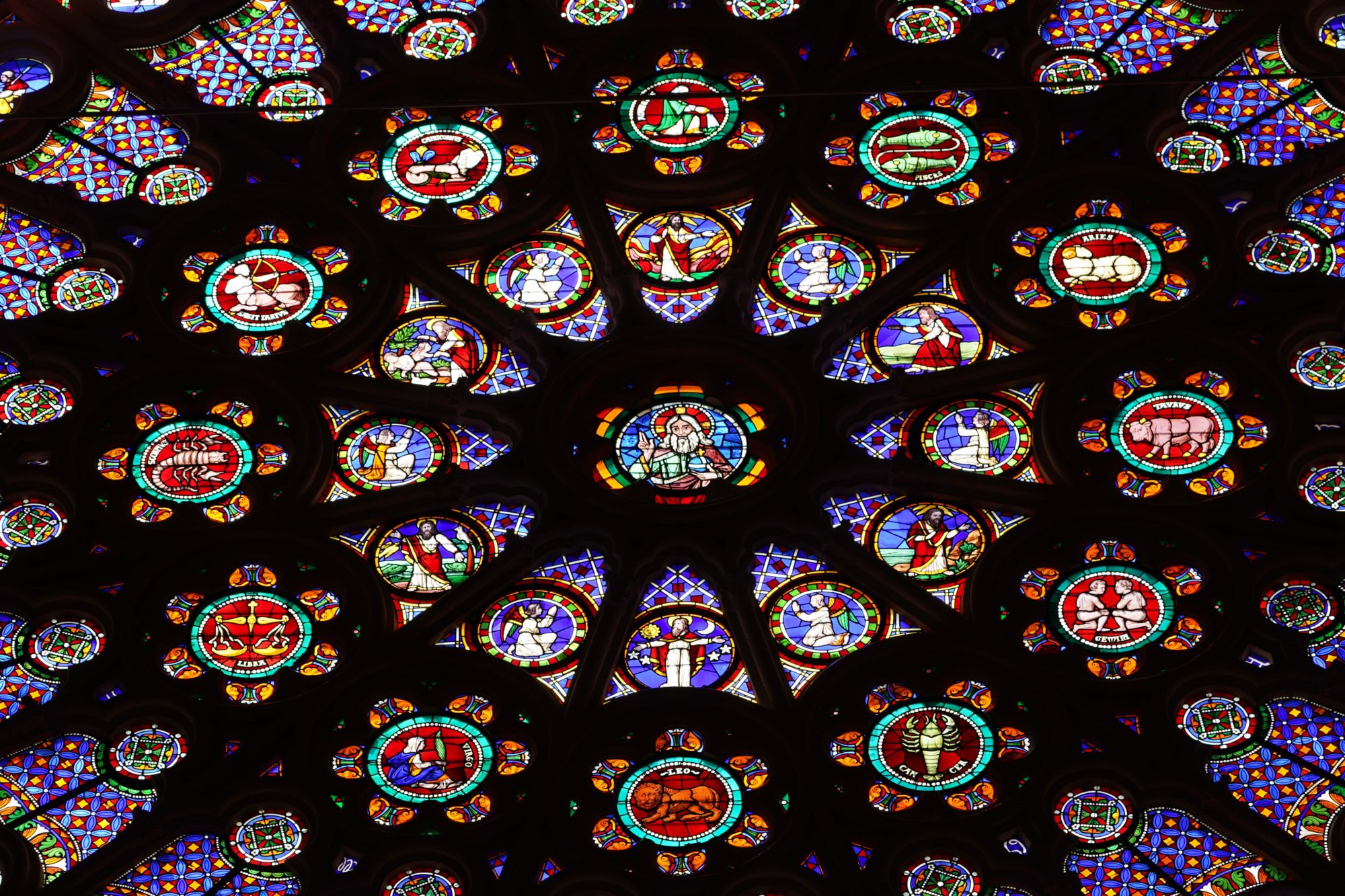 Rose window core