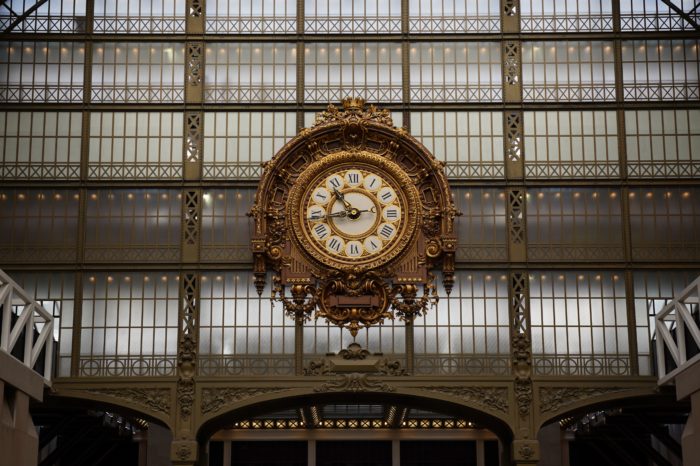 The museum clock