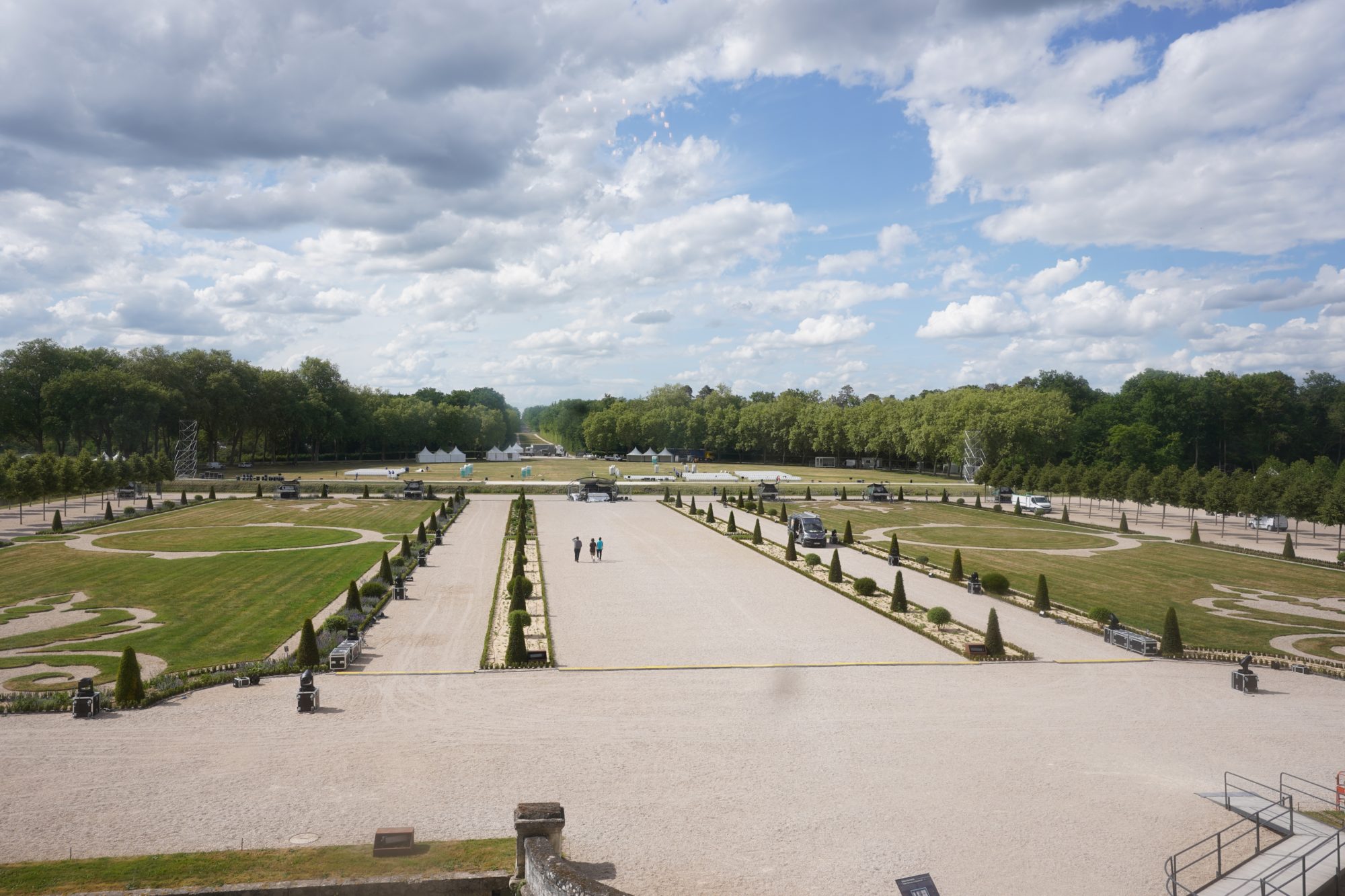 Chambord backyard