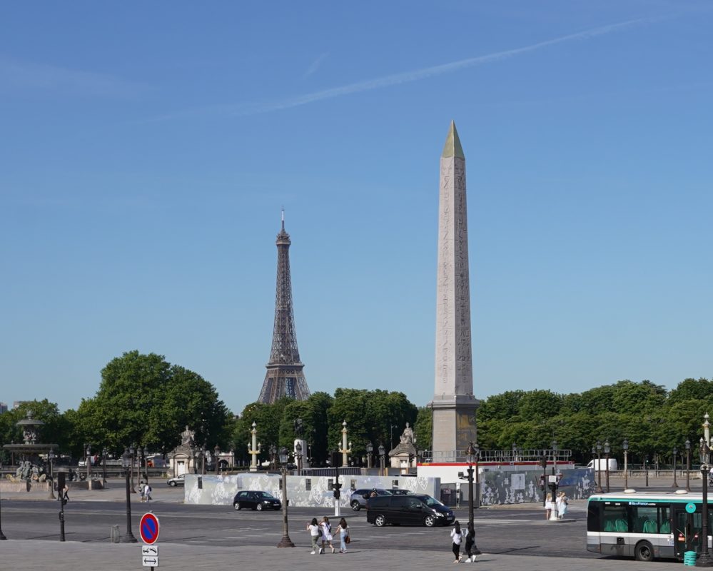 Tower and obelisk