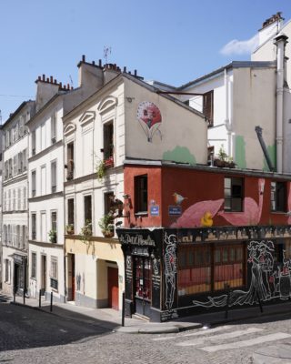 A corner restaurant