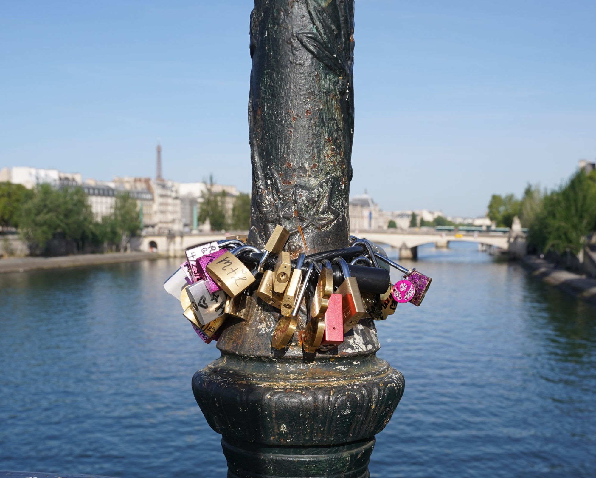 Locks on the bridge