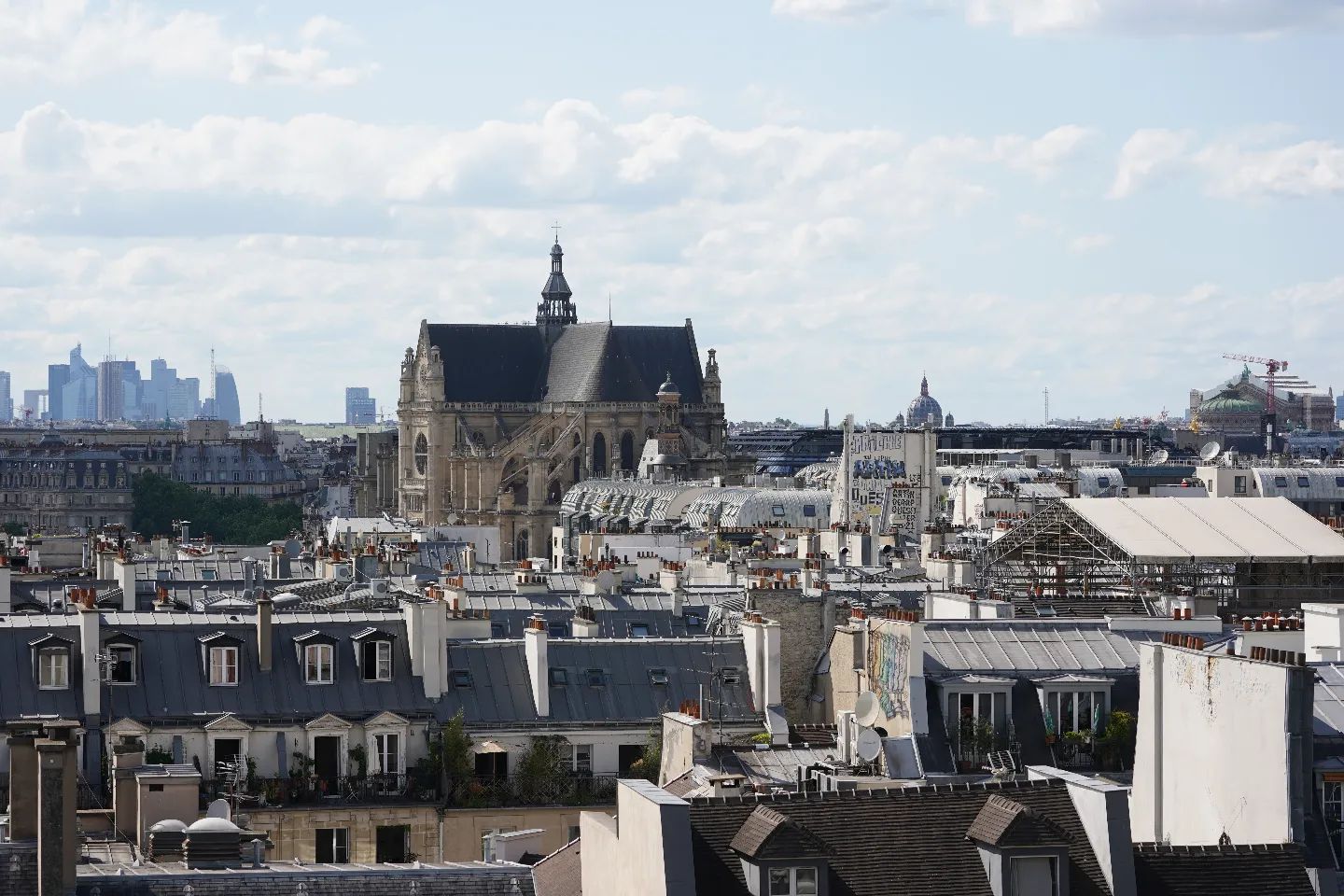 Paris rooftops