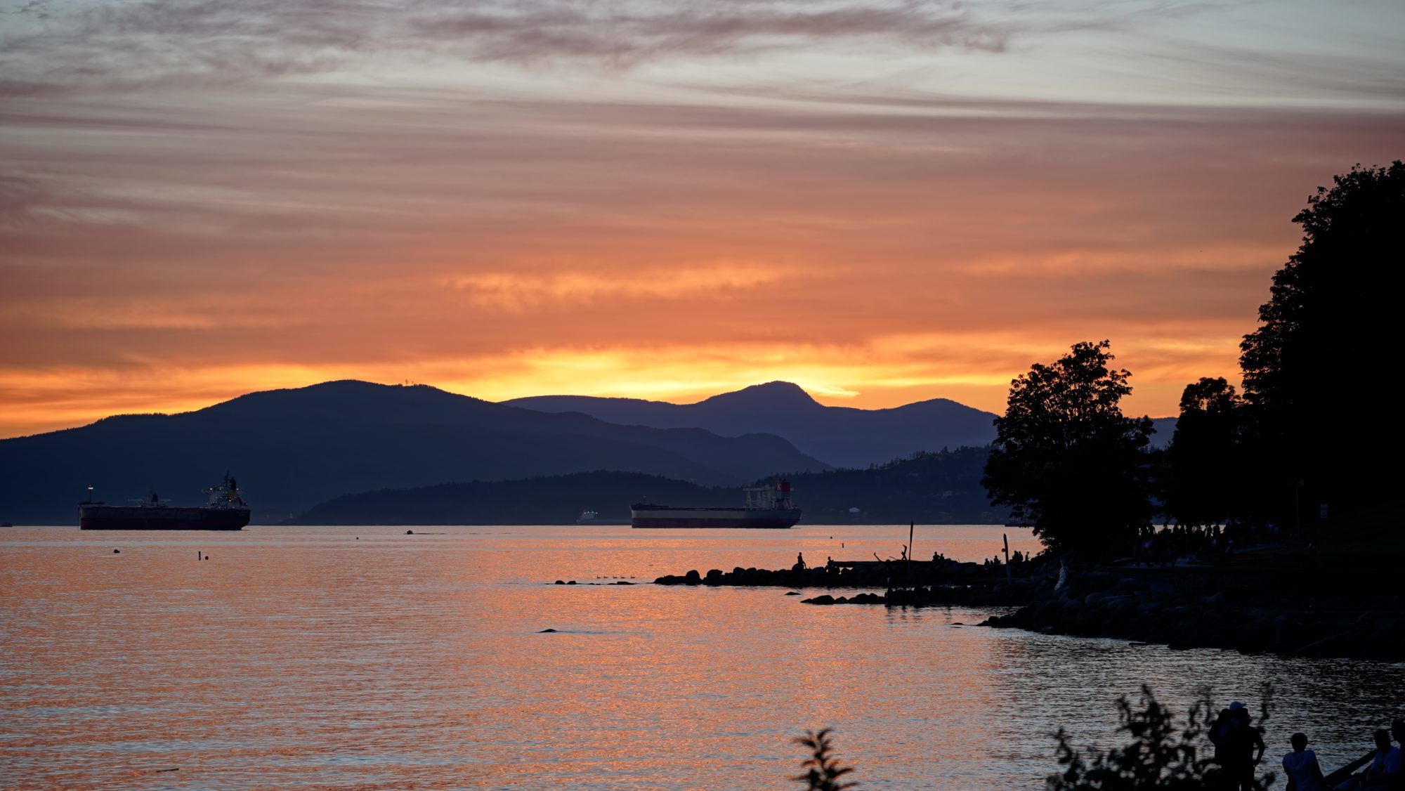 Sunset on English Bay