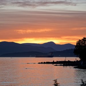 Sunset on English Bay
