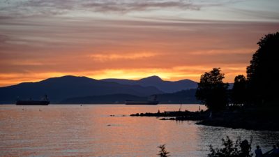 Sunset on English Bay