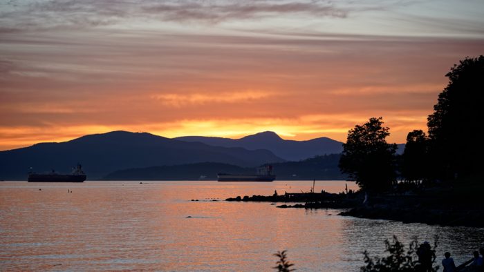 Sunset on English Bay
