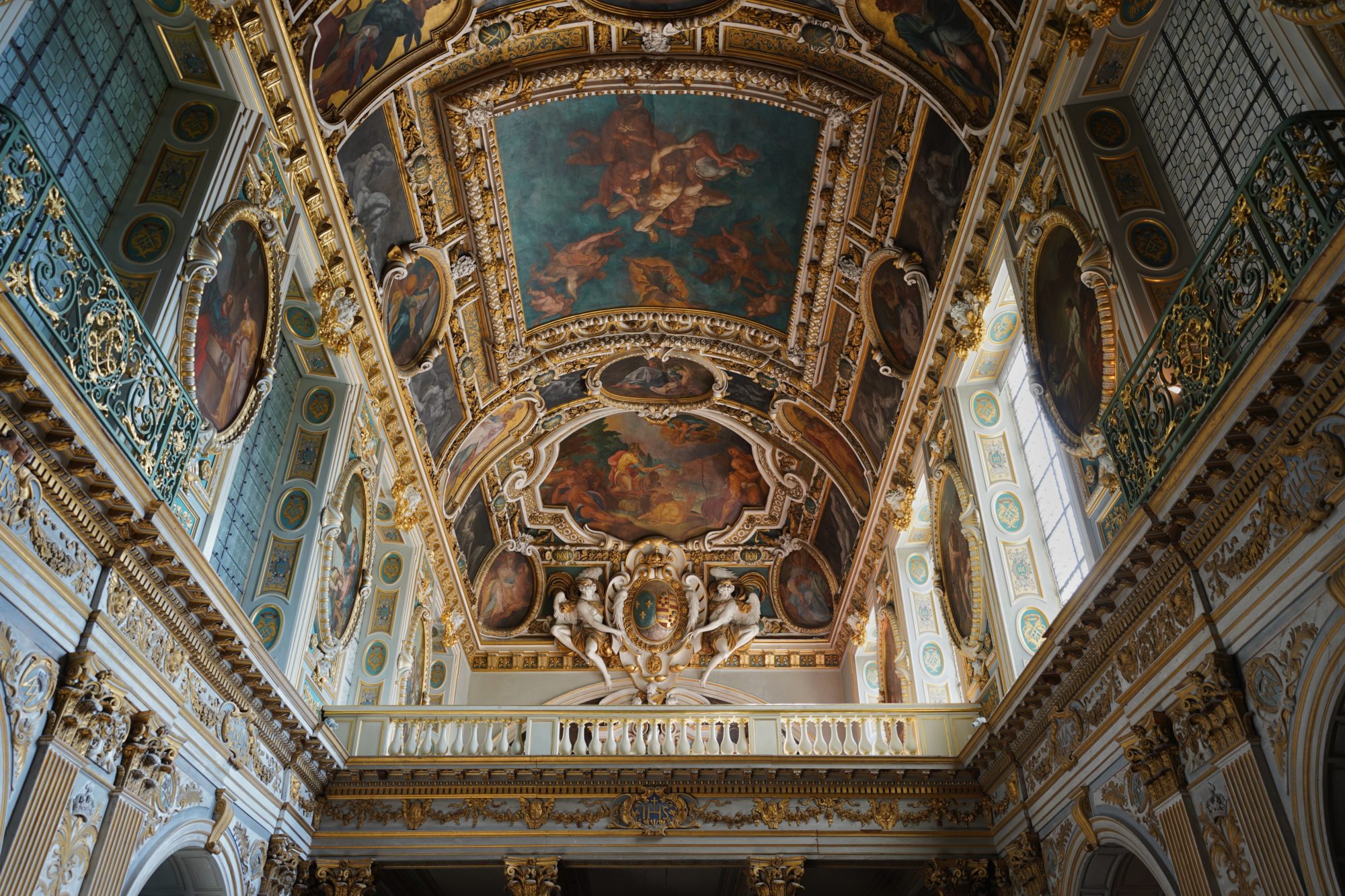Chapel ceiling and gallery