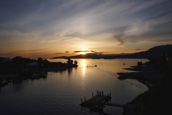 Sunset from Burrard Bridge