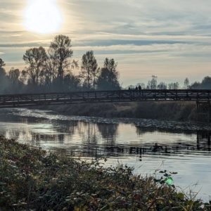 Coquitlam River sunset