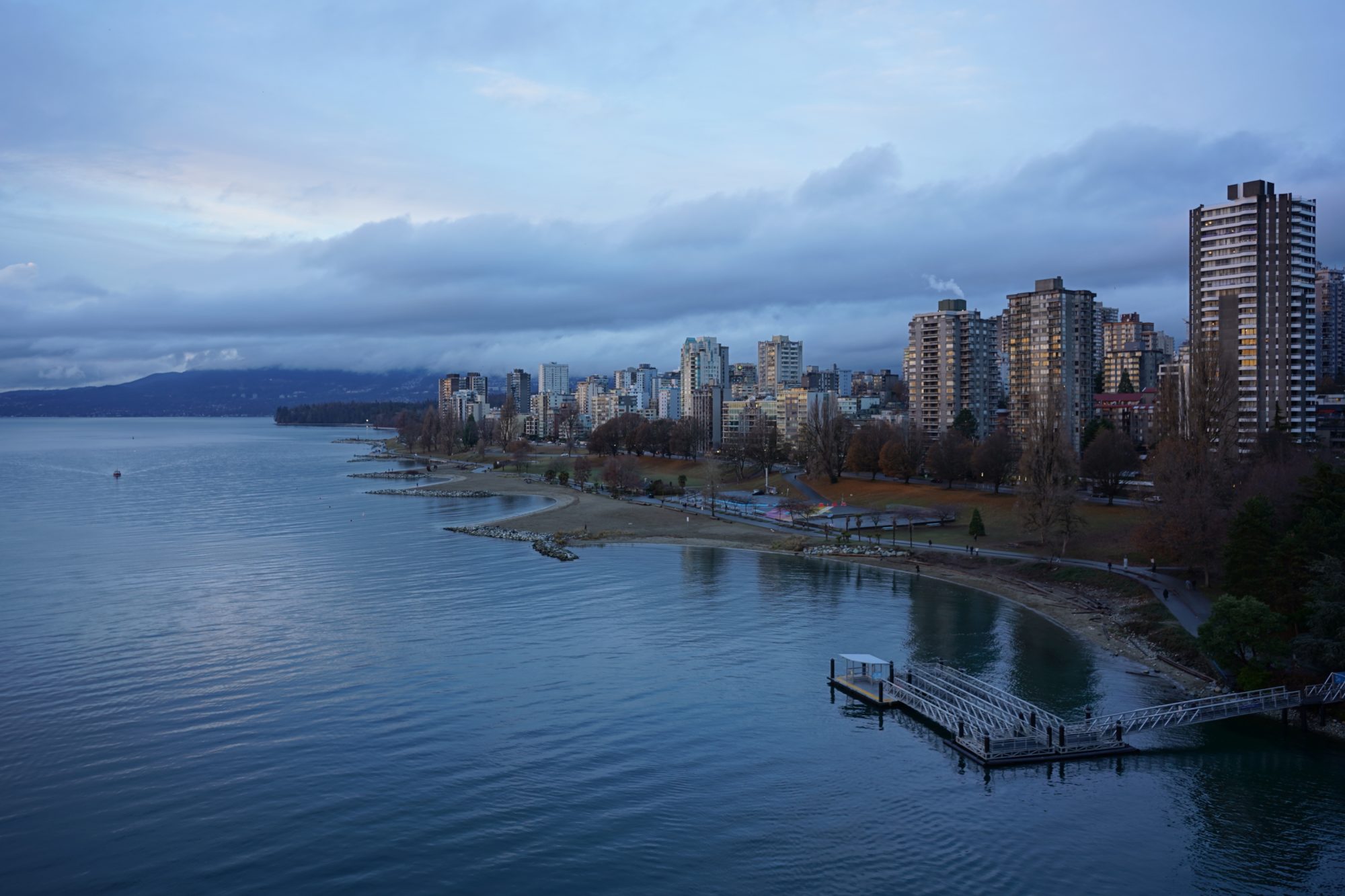 Sunset Beach, blue hour