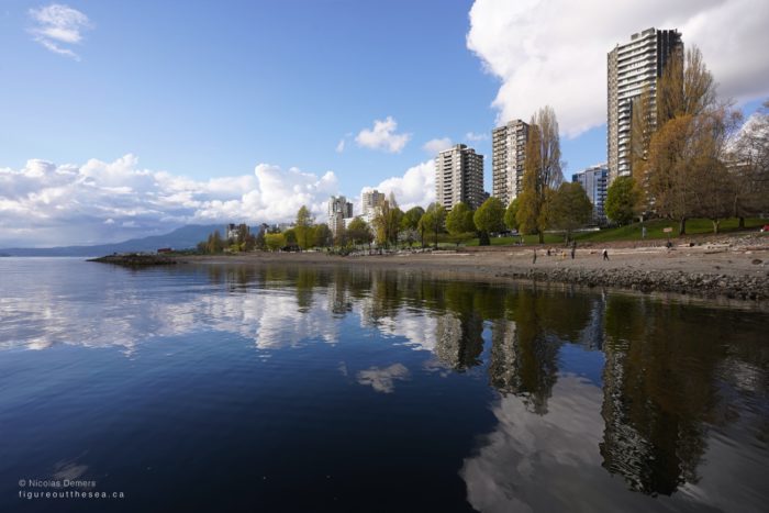 Sunset Beach and West End, reflected