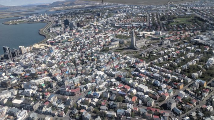 Reykjavik from above