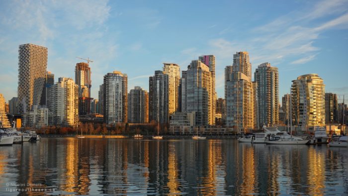 Towers over False Creek