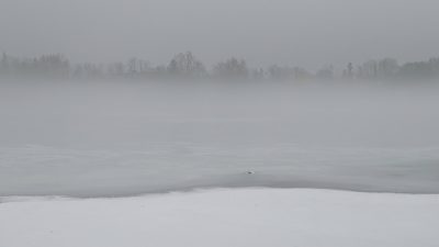 Dow's Lake in the fog