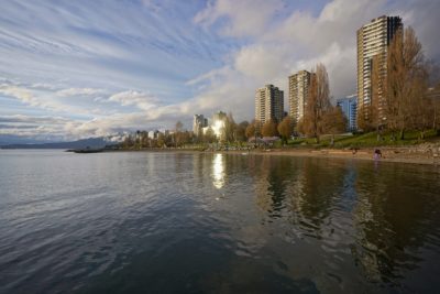 Sunset Beach and West End, golden hour