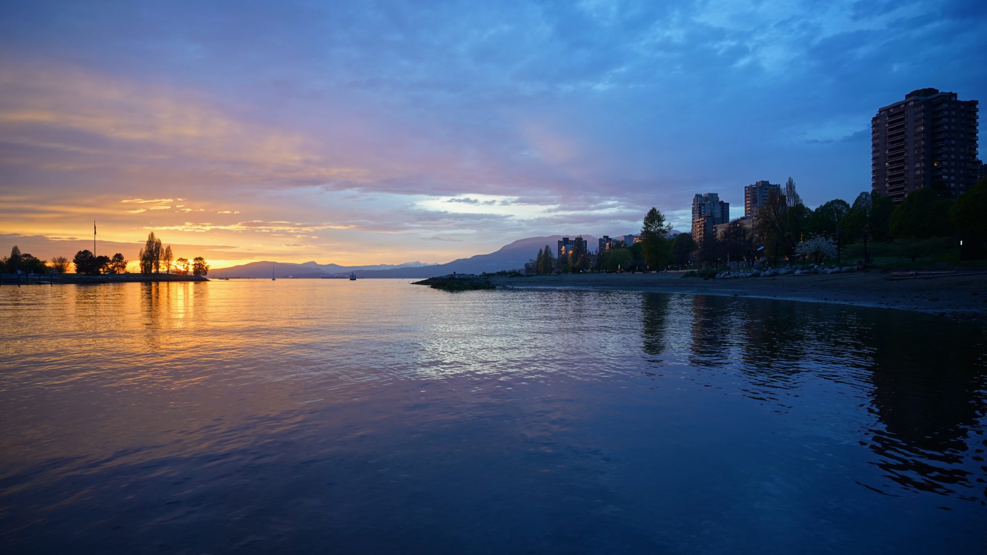 Sunset on English Bay