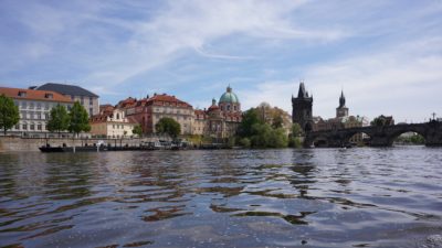 East end of Charles Bridge