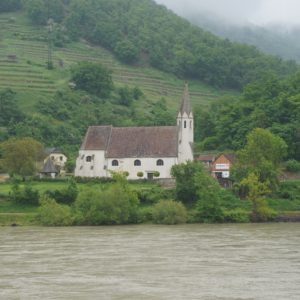 Church of St. Sigmund in Schwallenbach, by the river