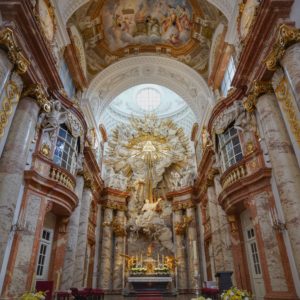 St. Charles Borromeo, an incredibly decorated Baroque church