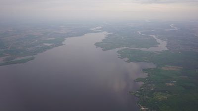 A lake to the north of Montreal Island